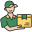 delivery man icon