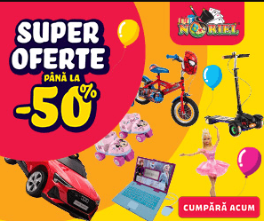 Banner Noriel | -50% reducere la toate categoriile Banner Noriel | -50% reducere la toate categoriile