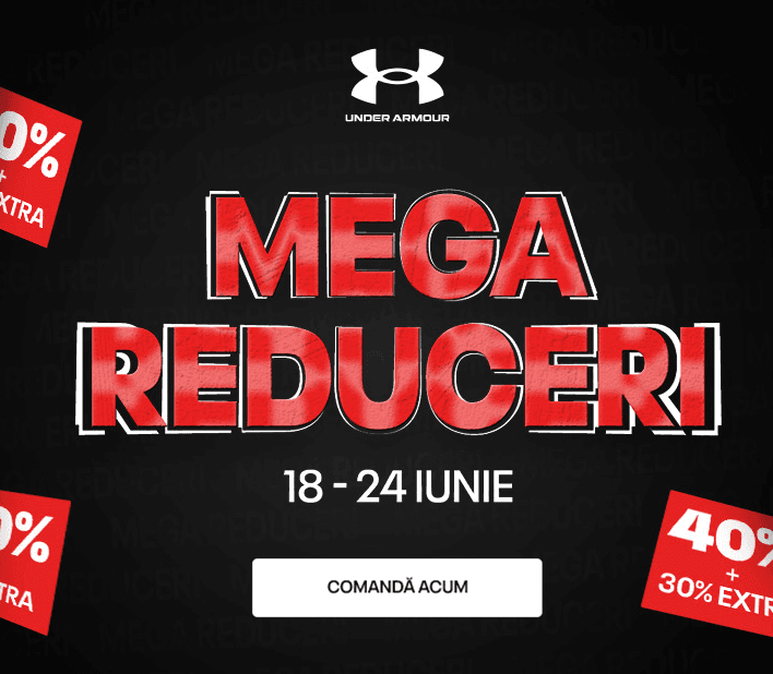 Banner UnderArmour | -50% MEGA REDUCERI Banner UnderArmour | -50% MEGA REDUCERI